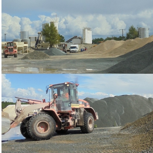 Centrale Enrobé à froid à Naujac (Alimentation Thiviers 2017)